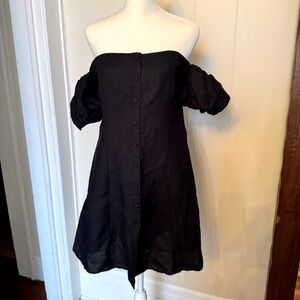 Off-Shoulder Black Dress